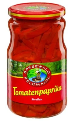 Spreewald-Feldmann Tomaten Paprika Streifen (720 Ml)