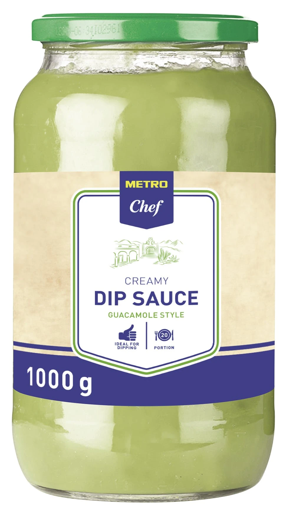 Metro Chef Dip Creamy Guacamole Style (1 Kg)