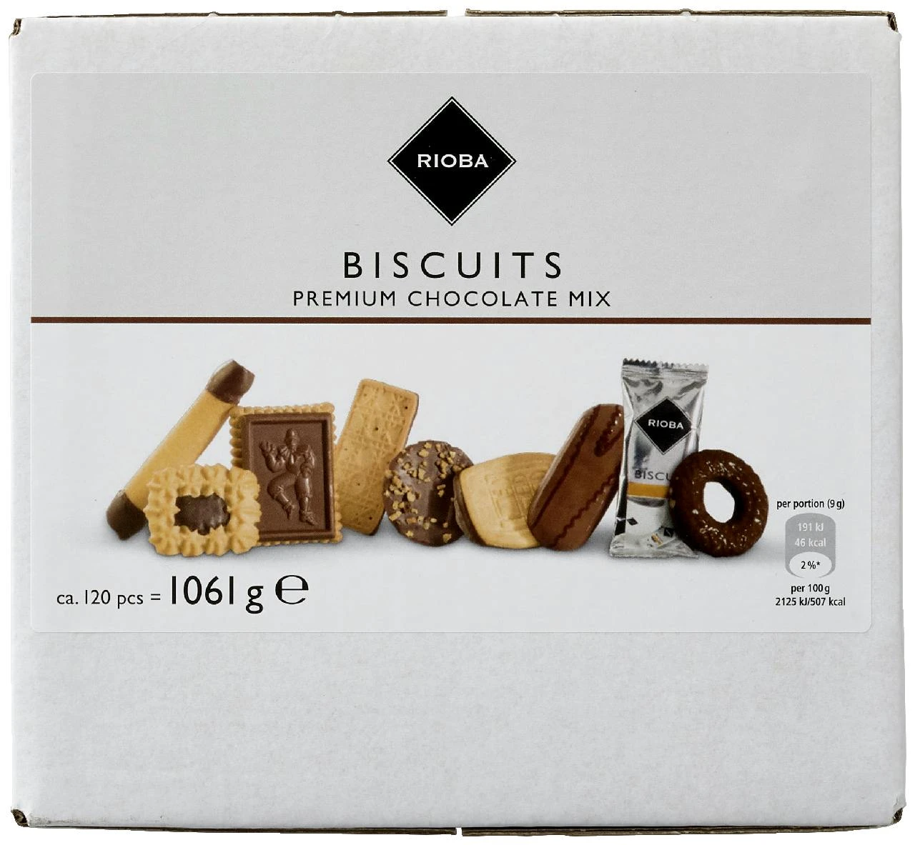 Rioba Kekse Premium Cookie Mischung 144 Portionen (1,1 Kg) – Bild 2
