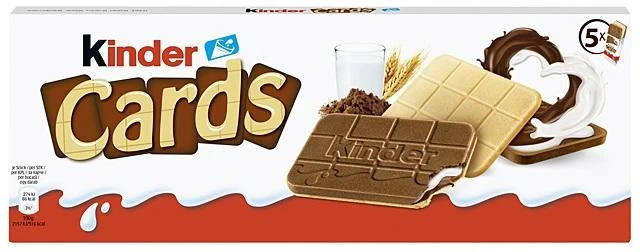 Kinder Cards Kekswaffel Mit Milch Und Kakao – Bild 2