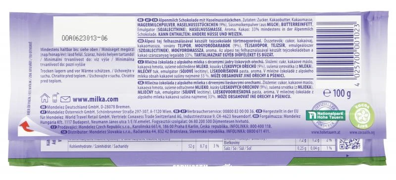 Milka Tafel Haselnuss – Bild 2