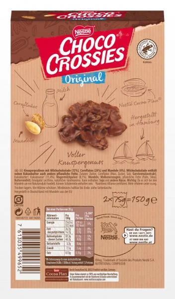Nestlé® Nestlé Choco Crossies Original Cornflakes Und Mandeln Mit Milchschokolade – Bild 2