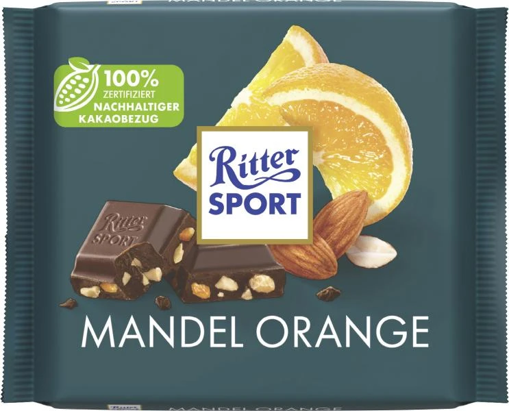 Ritter Sport Bunte Vielfalt Mandel Orange