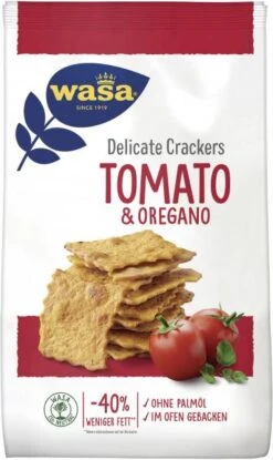 Wasa Knäckebrot Delicate Crackers Tomate & Oregano