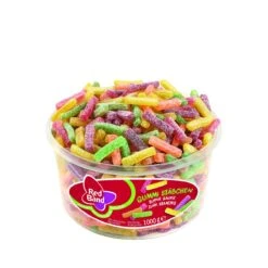 Red Band Fruchtgummi Gummistäbchen Super Sauer 500 Portionen (1 Kg)