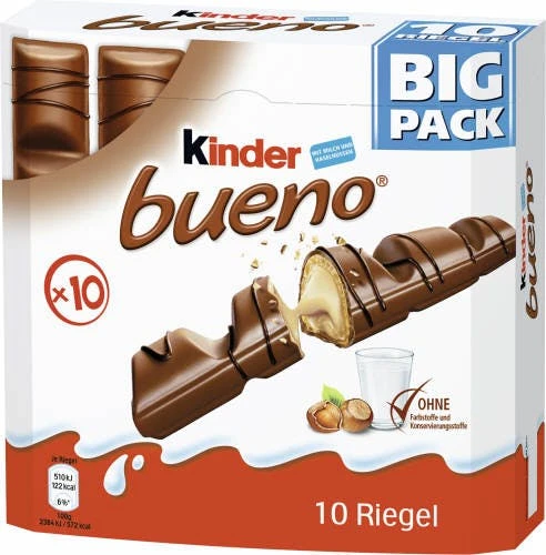 Kinder Schokoladenriegel 18 Riegel (378 G) – Bild 3
