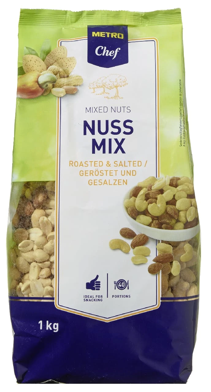 Metro Chef Nüsse Studentenfutter Mit Schoko (1 Kg) – Bild 3