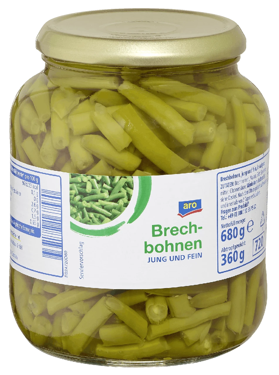 Aro Brechbohnen (720 Ml)