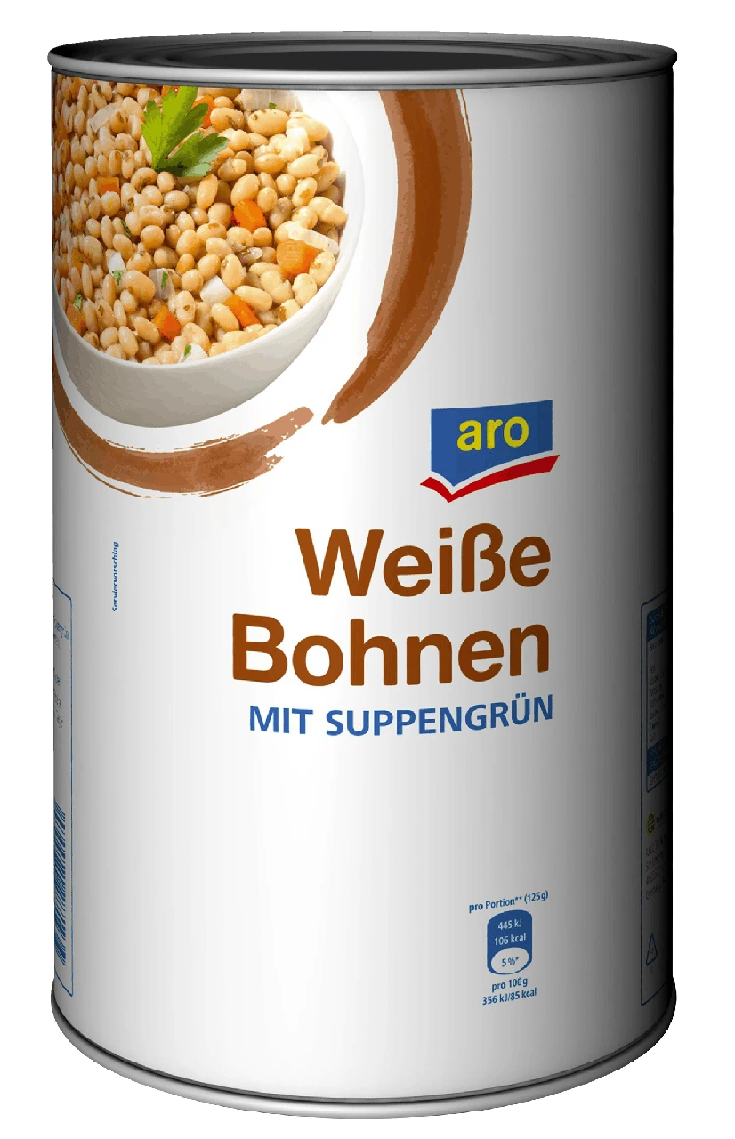 Aro Weiße Bohnen Mit Suppengrün (1 X 4,25 L)